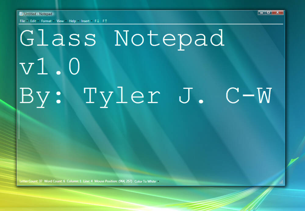 デスクトップがオシャレに 透明なメモ帳 Glass Notepad Pcあれこれ探索