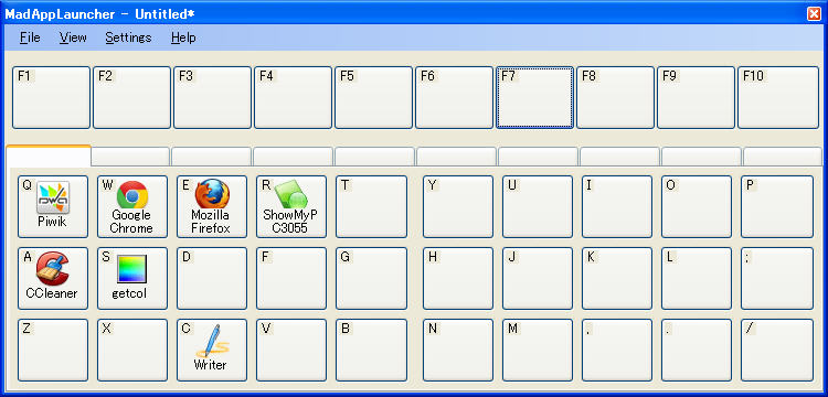 300個も登録可能なアプリランチャー Madapplauncher 使い方も簡単でwindowsxpにもwindows7にも対応しています Pcあれこれ探索