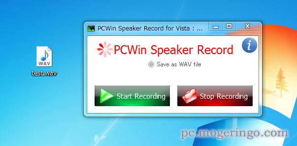 Pc上のサウンドを全て録音してくれるフリーソフト Pcwin Speaker Record Pcあれこれ探索