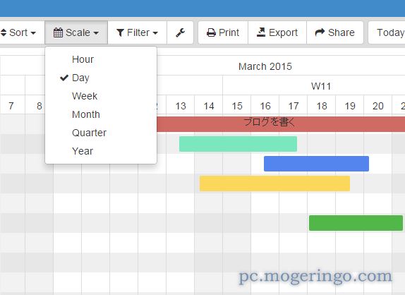 Googleカレンダーと同期 ガントチャートで予定管理できるwebサービス Ganttplanner Pcあれこれ探索