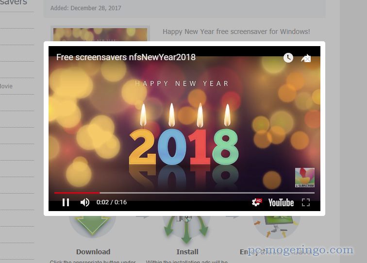 Windowsやmacの美しいスクリーンセーバーがたくさんダウンロードできるwebサービス Newfreescreensavers Pcあれこれ探索