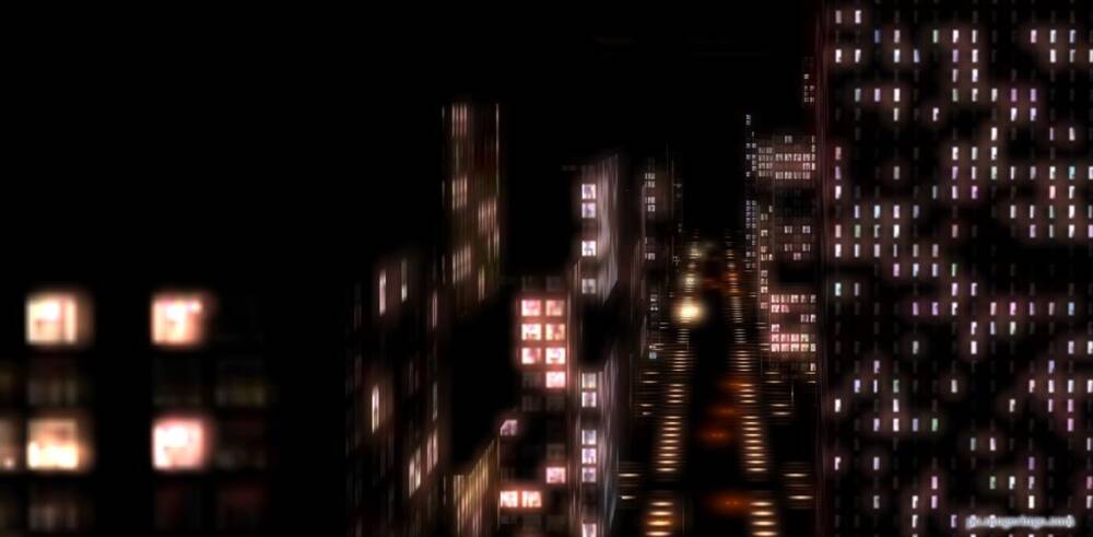 幻想的 自動生成された夜の街を飛び回るオシャレなスクリーンセーバー Pixel City Pcあれこれ探索