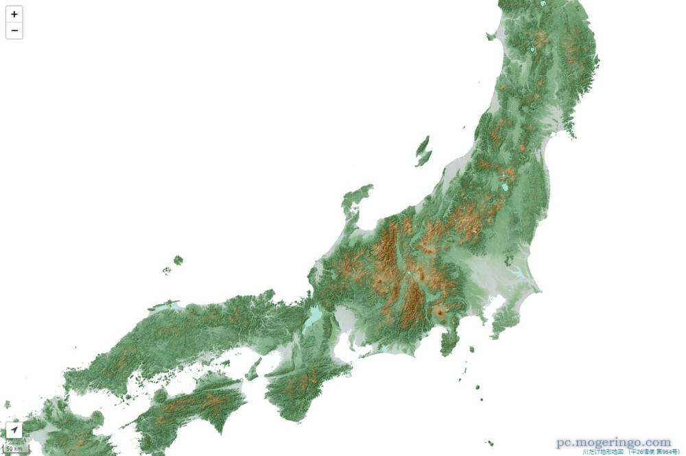 日本の地形に特化した地図 川や湖沼 標高だけに特化した地図が面白いwebサービス 川だけ地形地図 Pcあれこれ探索