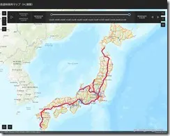 日本の鉄道網を時系列でマップで見れるWebサービス 『鉄道時系列マップ