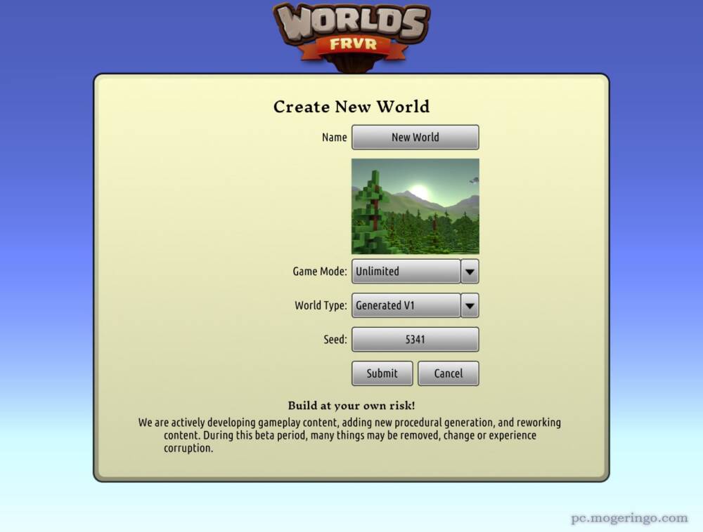 無料でマイクラそっくりな世界で遊べるWebゲーム 『Worlds FRVR』