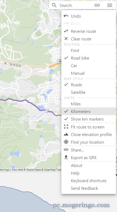 複数地点をルート化、サイクリングやお散歩コースを作成できるWebサービス 『On The Go Map』