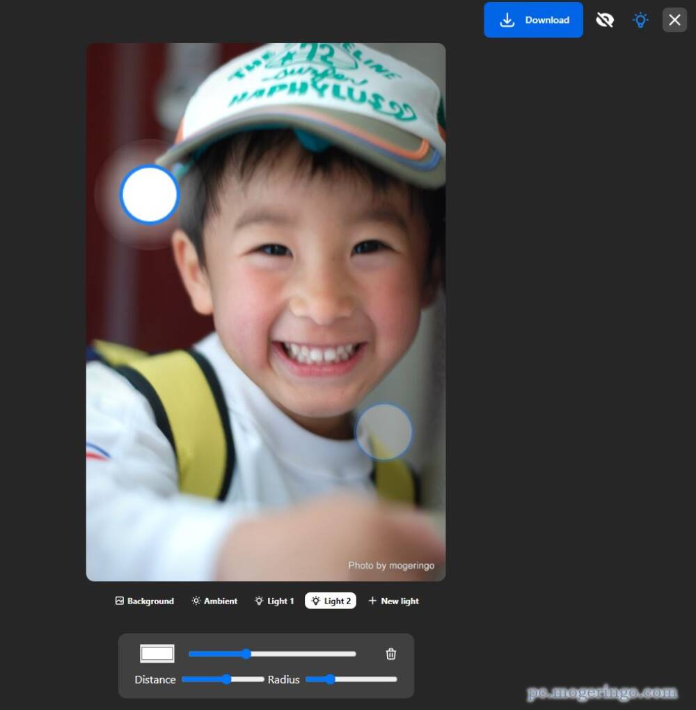 顔写真を自由に美しくライトアップできるWebサービス 『ClipDrop Relight』