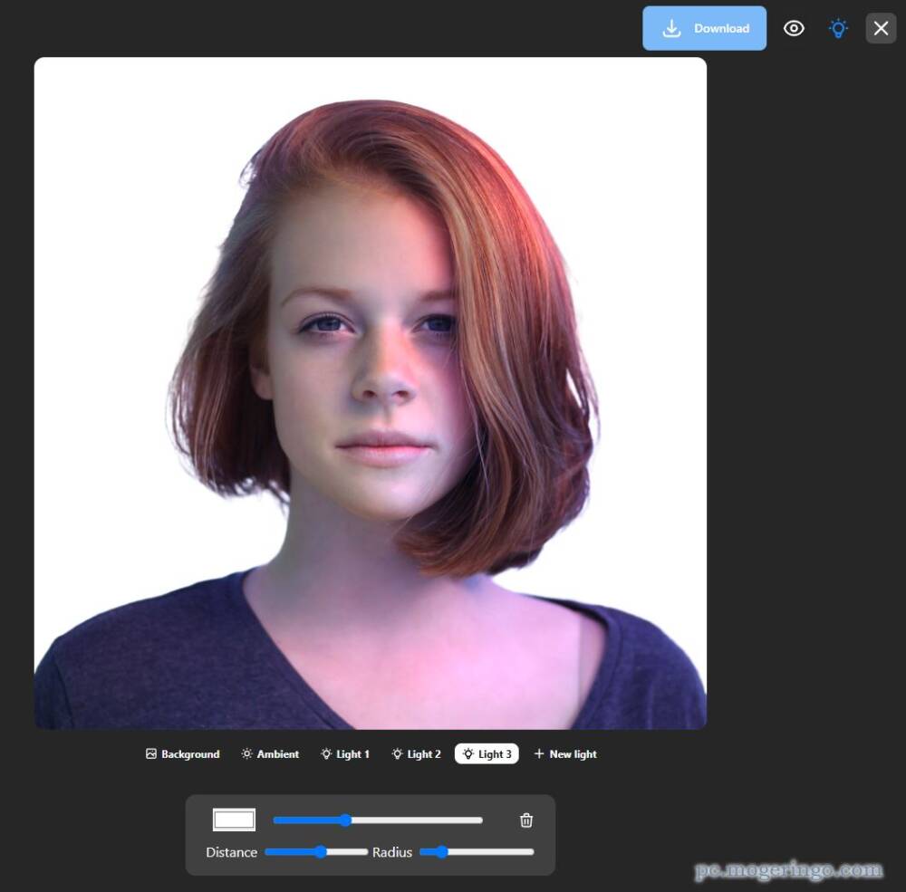 顔写真を自由に美しくライトアップできるWebサービス 『ClipDrop Relight』