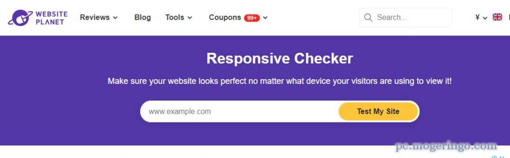 レスポンシブデザインを端末ごとにチェックできるWebサービス 『Responsive Design Checker』