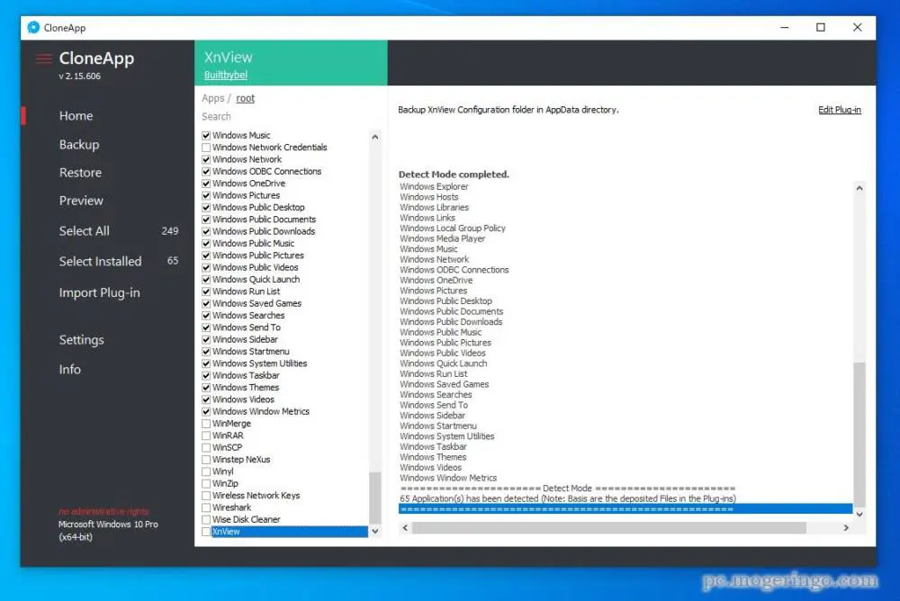 OSや対応アプリの設定を一括バックアップできるPC移行に便利なソフト 『CloneApp』