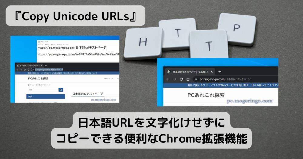 日本語URLを文字化けせずに、コピーできる便利なChrome拡張機能 『Copy Unicode URLs』