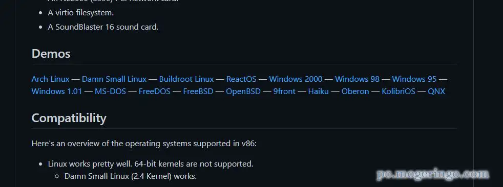 Webブラウザ上でWindows95など懐かしいOSを体験できるWebサービス