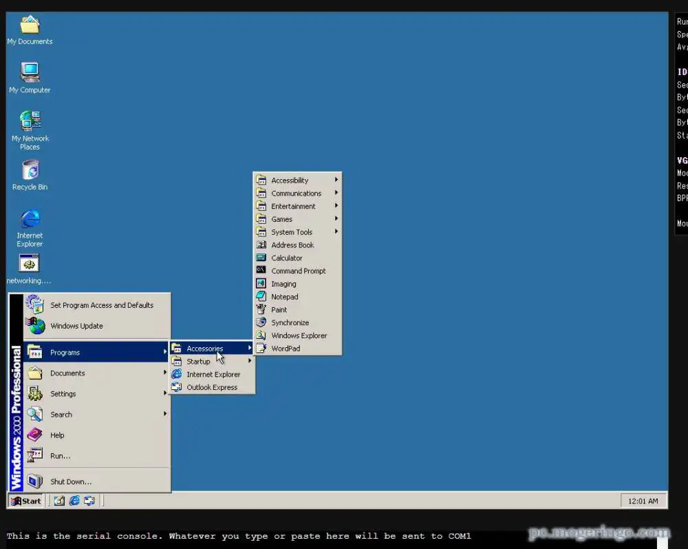 Webブラウザ上でWindows95など懐かしいOSを体験できるWeb
