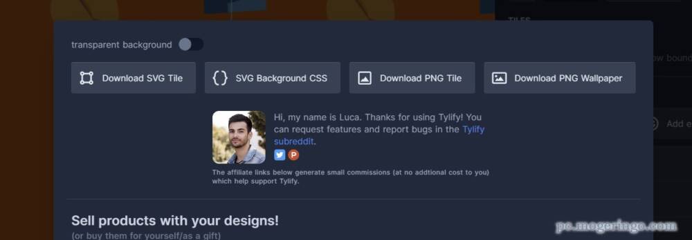 絵文字や写真でパターン画像を簡単に作成できるWebサービス 『Tylify』