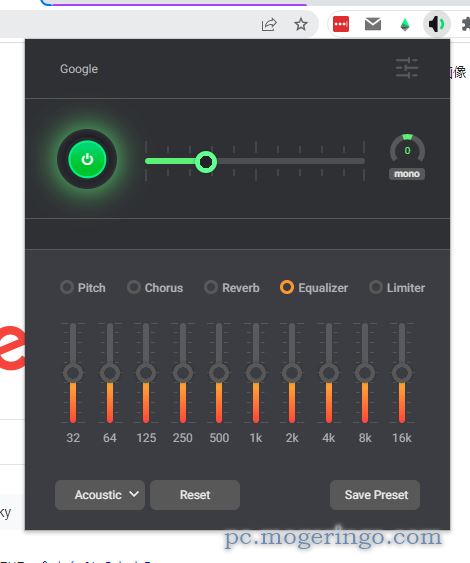 Webの音質を向上!! 音質を自由自在に設定できるChrome拡張機能 『Audio + Volume Booster & equalizer』
