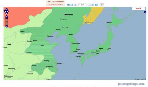 紀元前3000年前から現在の歴史を世界地図で見れるWebサービス 『GeaCron』 PCあれこれ探索
