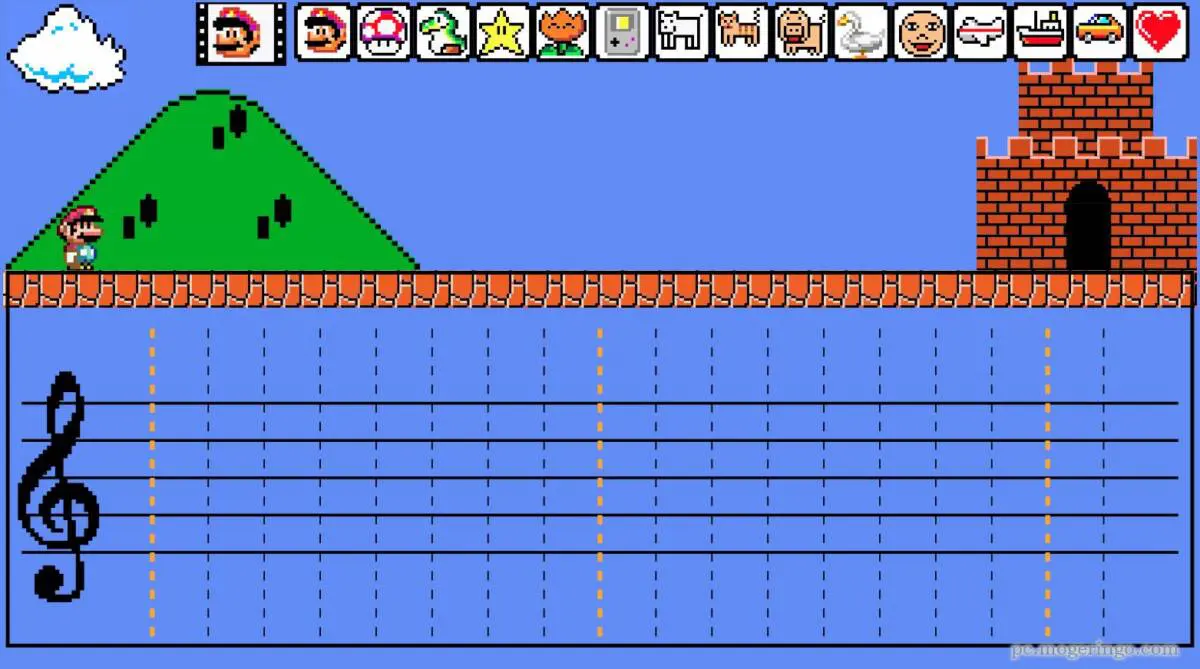 マリオペイントの作曲をブラウザで無料で遊べるWebサービス 『mecca』