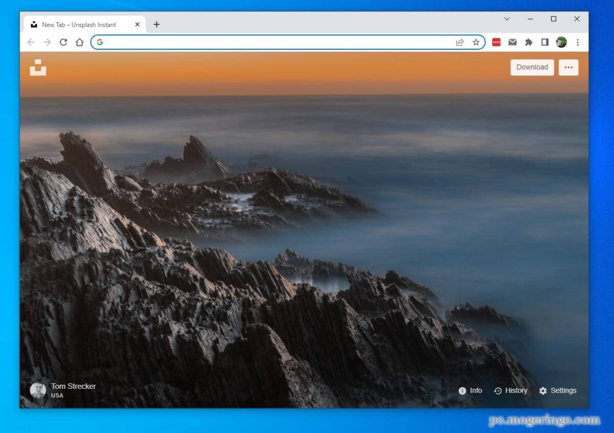 美しい写真を毎回楽しめるChrome拡張機能 『Unsplash Instant』