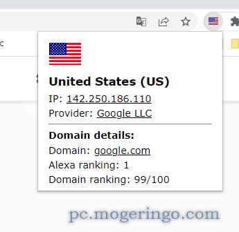フィッシング詐欺を防げるかも!! 開いたサイトの国を教えてくれるChrome拡張機能 『IP Domain Country Flag』
