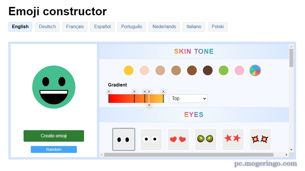 自由に絵文字画像を作成できるWebサービス 『Emoji constructor』