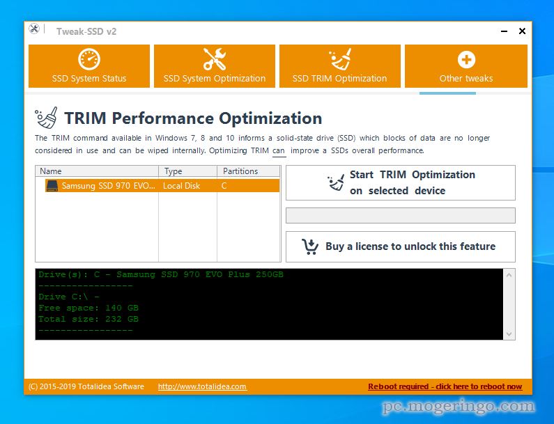 SSDに最適化してPCのパフォーマンスを向上させるソフト 『Tweak-SSD V2』