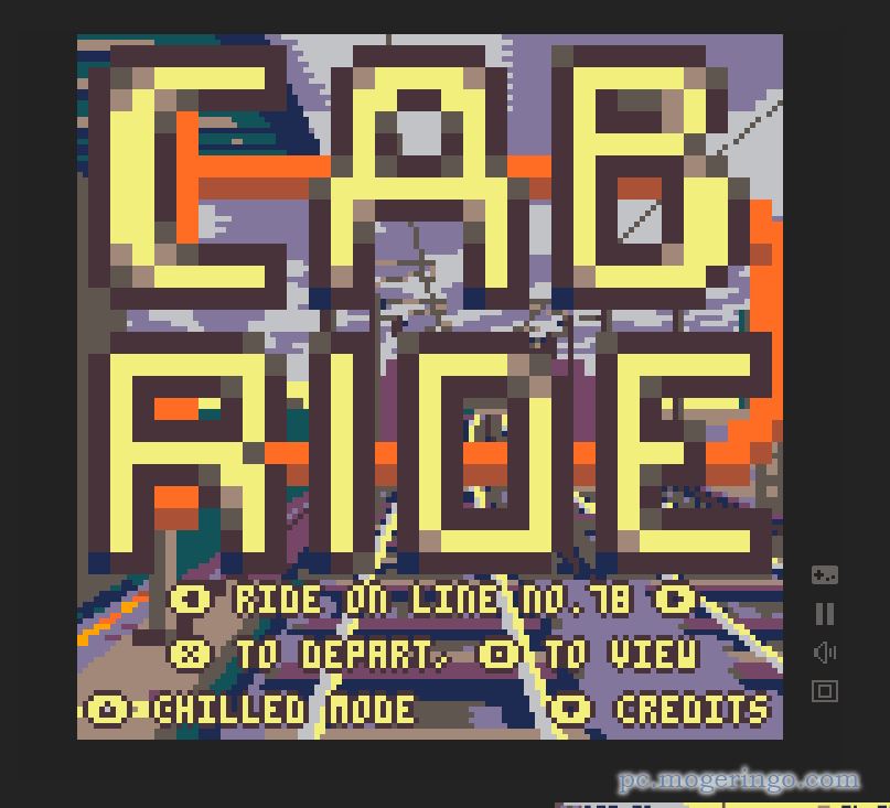 あの電車ゲームのドット絵版みたいなWebゲームが楽しい『Cab Ride』