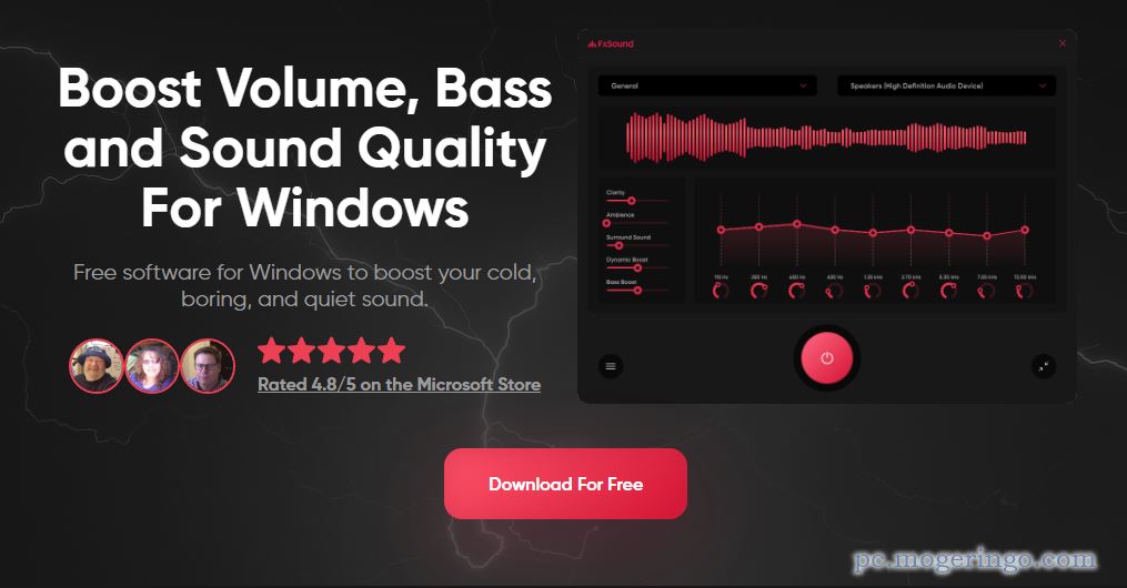 動画や音楽に合わせて音質を最適化できるイコライザー無料ソフト 『FXSound』