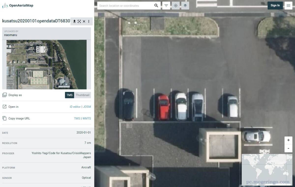 世界中のドローン空撮の画像が見れるWebサービス 『OpenAerialMap』