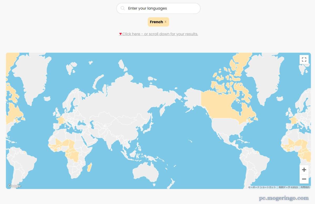 興味深い!! 世界中の国々の言語を調べる事ができるWebサービス 『Language World Map』