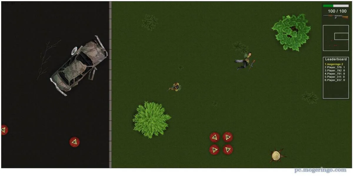 すぐに遊べる見下ろし型バトルロイヤルゲーム 『The Pixel Warrior』