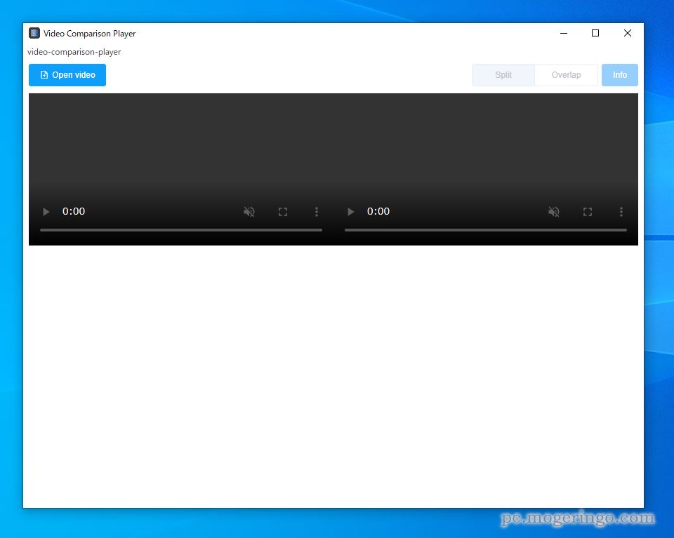 2つの動画を同時再生して画質を比較できるソフト 『Video Comparison Player』