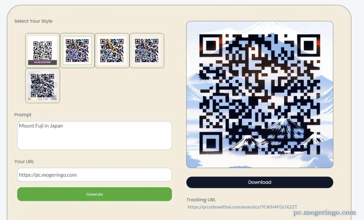 無料で無制限にアートQRコードを作成できるWebサービス 『QRCodesWithAI』