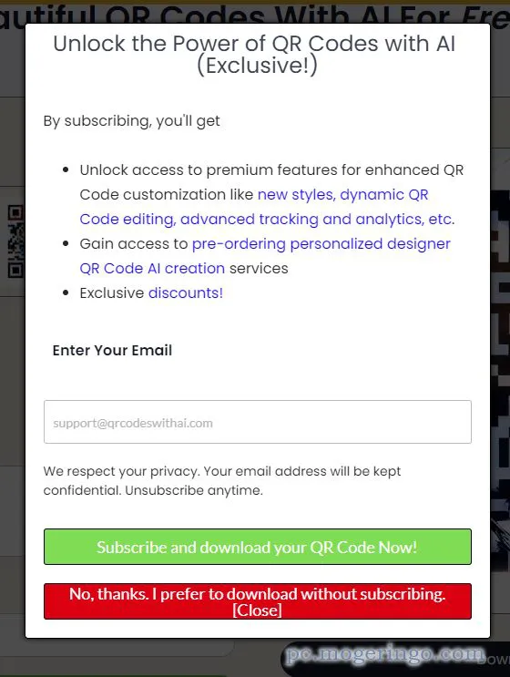 無料で無制限にアートQRコードを作成できるWebサービス 『QRCodesWithAI』