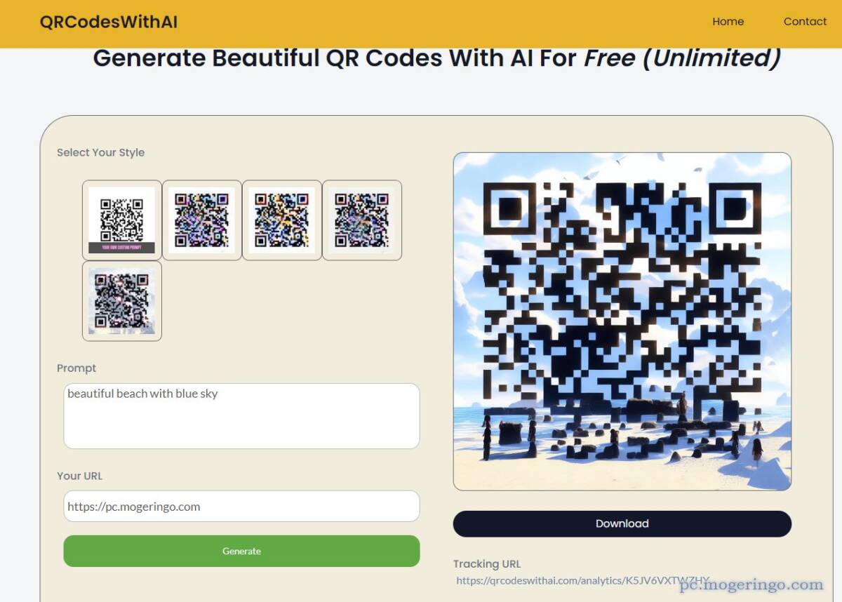 無料で無制限にアートQRコードを作成できるWebサービス 『QRCodesWithAI』
