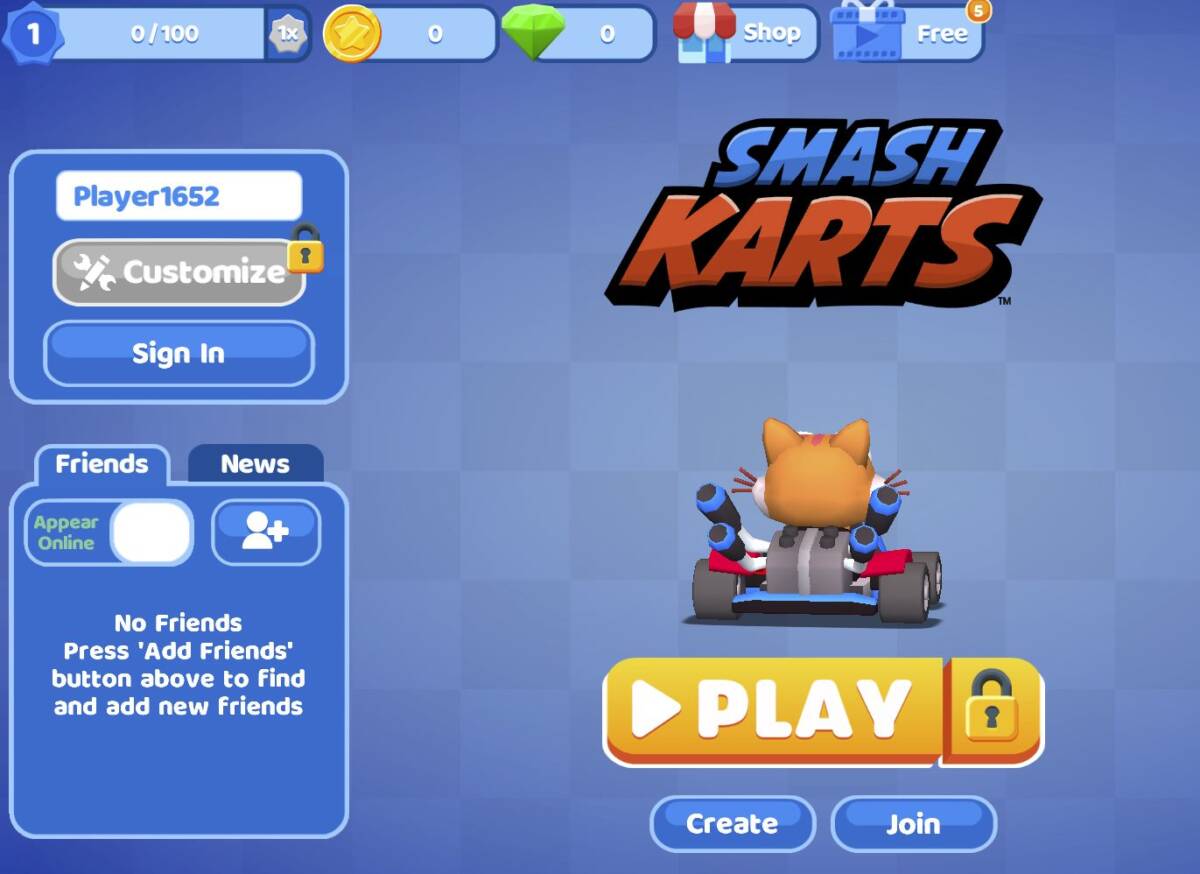 白熱!! バトルロイヤルなマリオカートで遊べるゲーム 『Smash Karts』