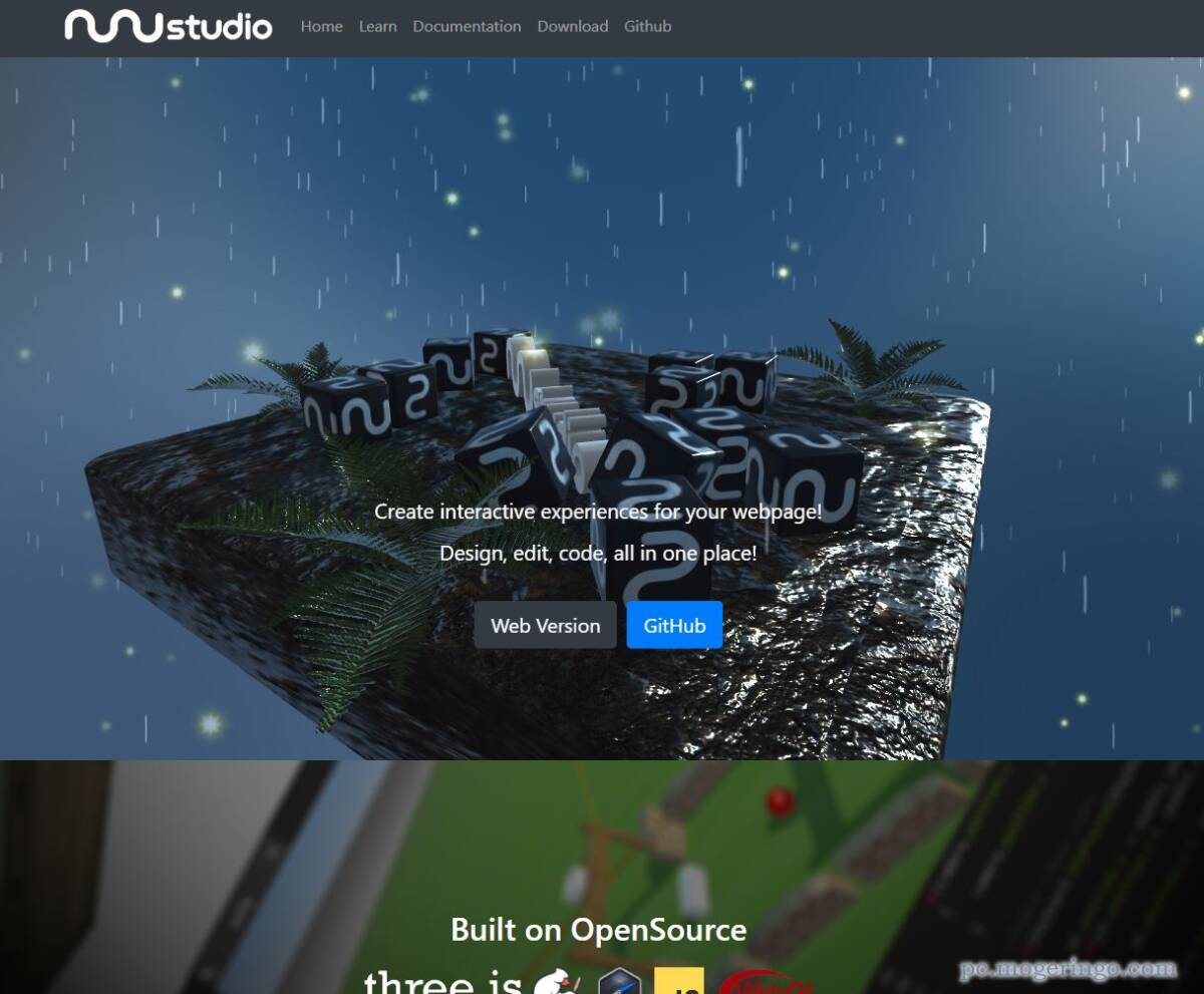 Web上で物理演算を使った3Dゲーム開発も可能なゲームエンジン 『nunuStudio』