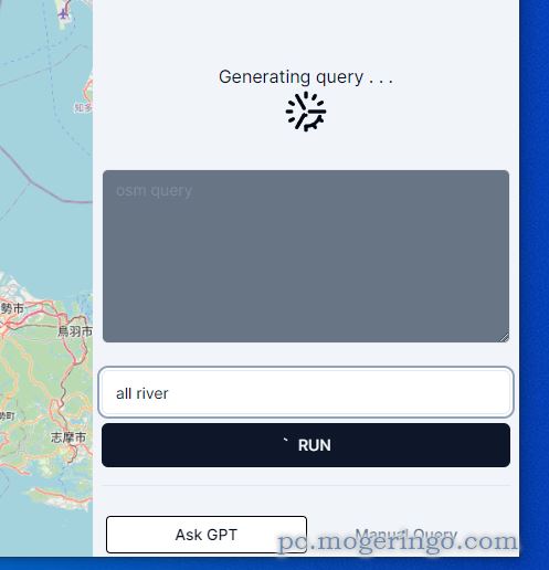 OSMマップ上でGPTが使える地図が好きな人には最高のWebサービス 『OSM GPT』