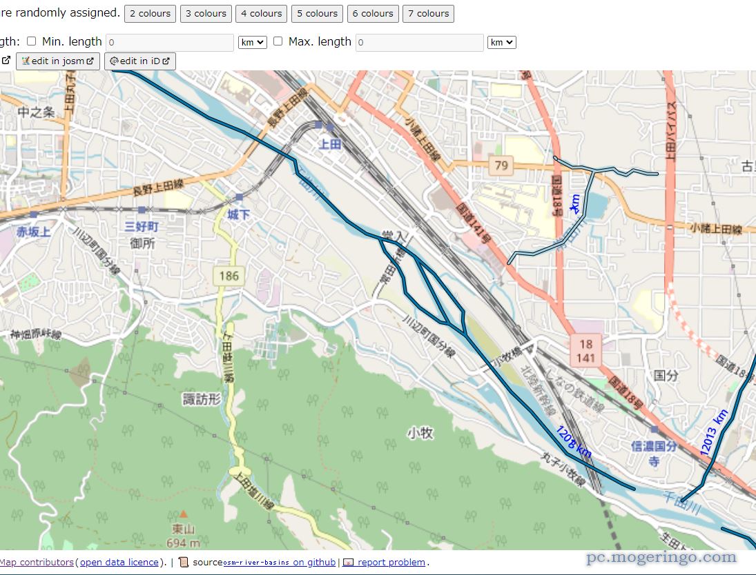 世界中の河川を可視化した興味深いWebサービス 『OSM River Basins』
