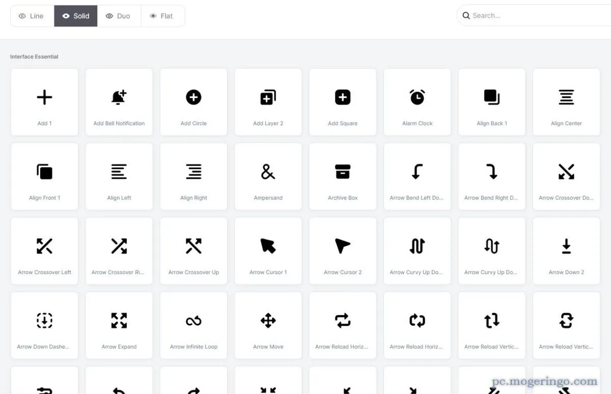 無料で4000個のアイコンをカスタマイズしてダウンロード可能なWebサービス 『4,000 Free Open Source UI Icons』