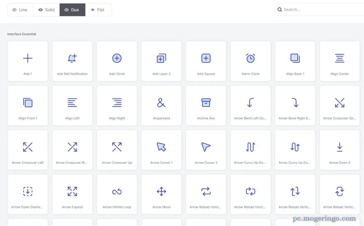 無料で4000個のアイコンをカスタマイズしてダウンロード可能なWebサービス 『4,000 Free Open Source UI Icons』