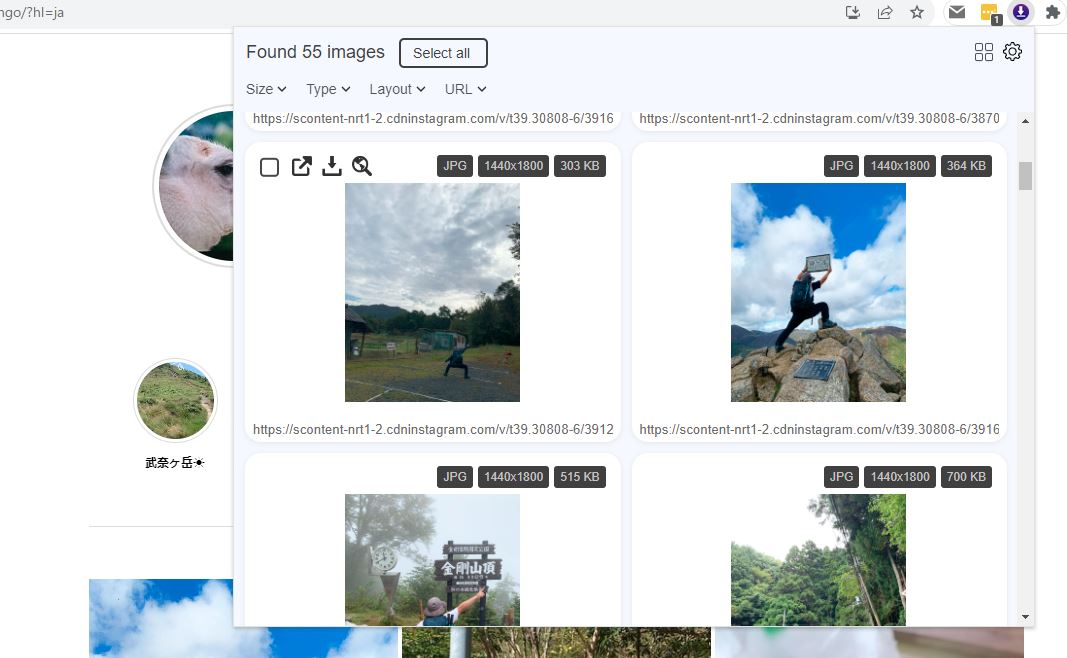 ページ内の全ての画像を一括ダウンロードできるChrome拡張機能 『Imageye』