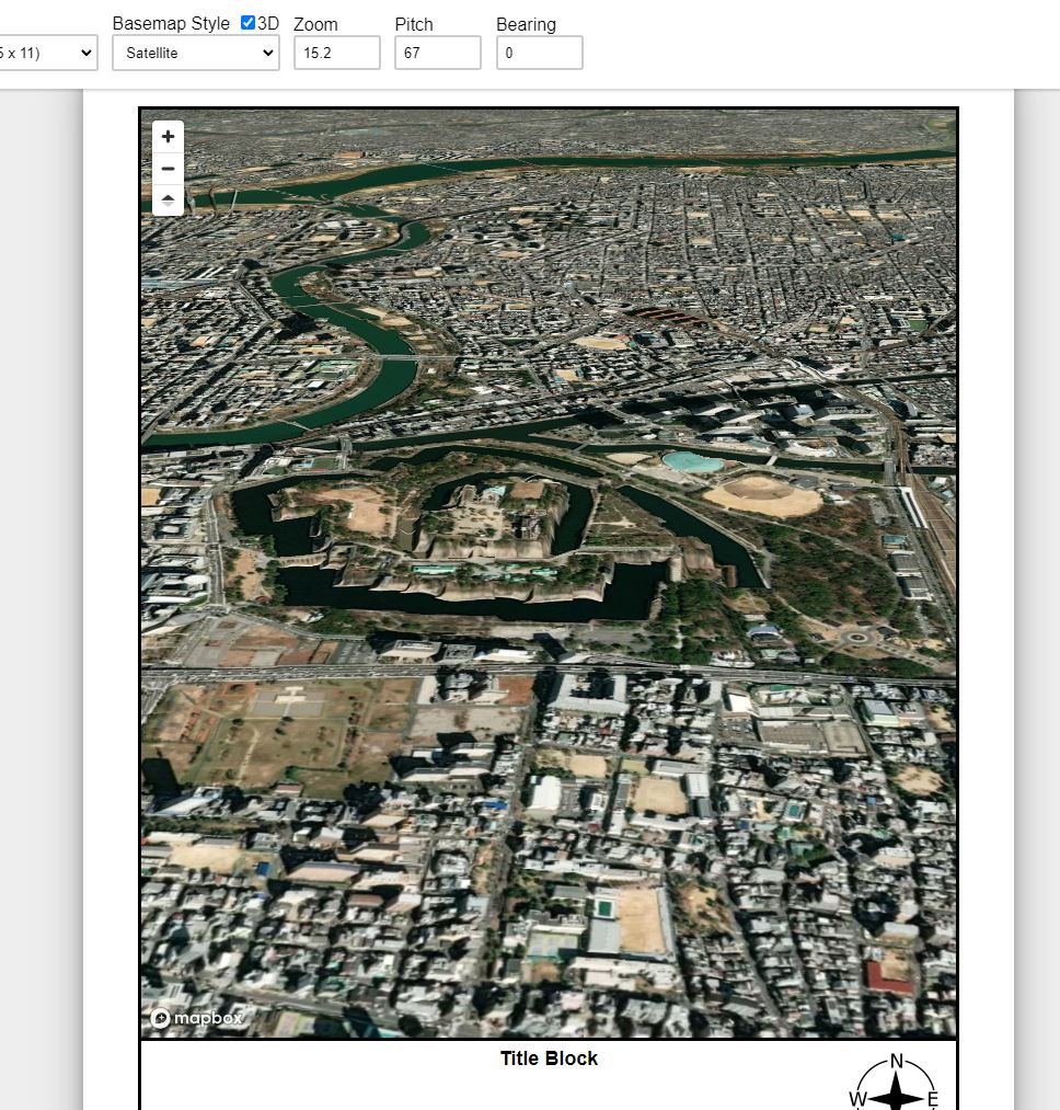 衛星地図や3Dマップも対応!! 地図を見やすくPDFにできるWebサービス 『PDF Map Maker』