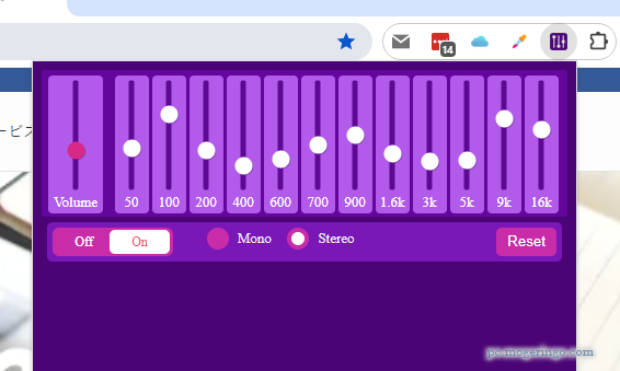 Chromeの音質改善!! シンプル機能で使いやすいイコライザー拡張機能 『Audio Equalizer』