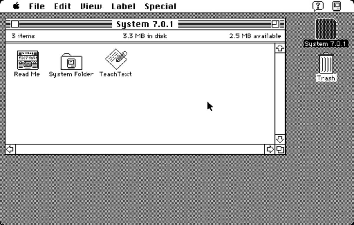 MacOSの原型System7をブラウザ上で実行するWebサービス 『Mini vMac』