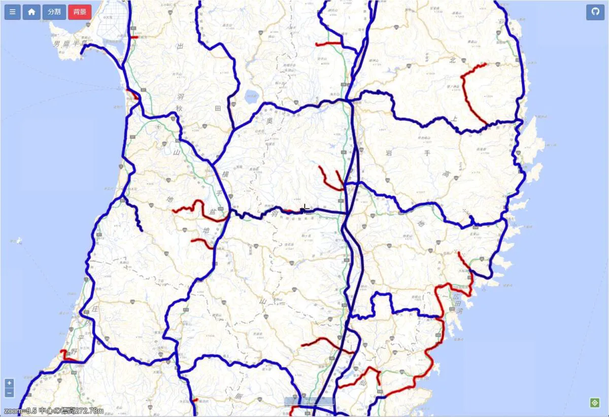 全国の鉄道の軌跡、廃線になった軌跡を表示するWebサービス 『open-hinata』