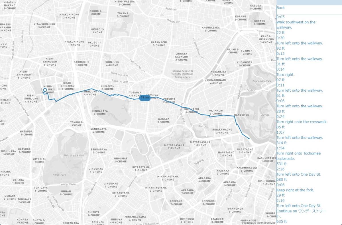 現在地から徒歩の移動時間でマップ検索できるWebサービス 『time map』