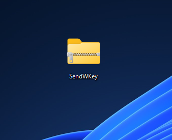 実行するだけで好きなホットキーを押してくれるフリーソフト 『Send Windows Key』