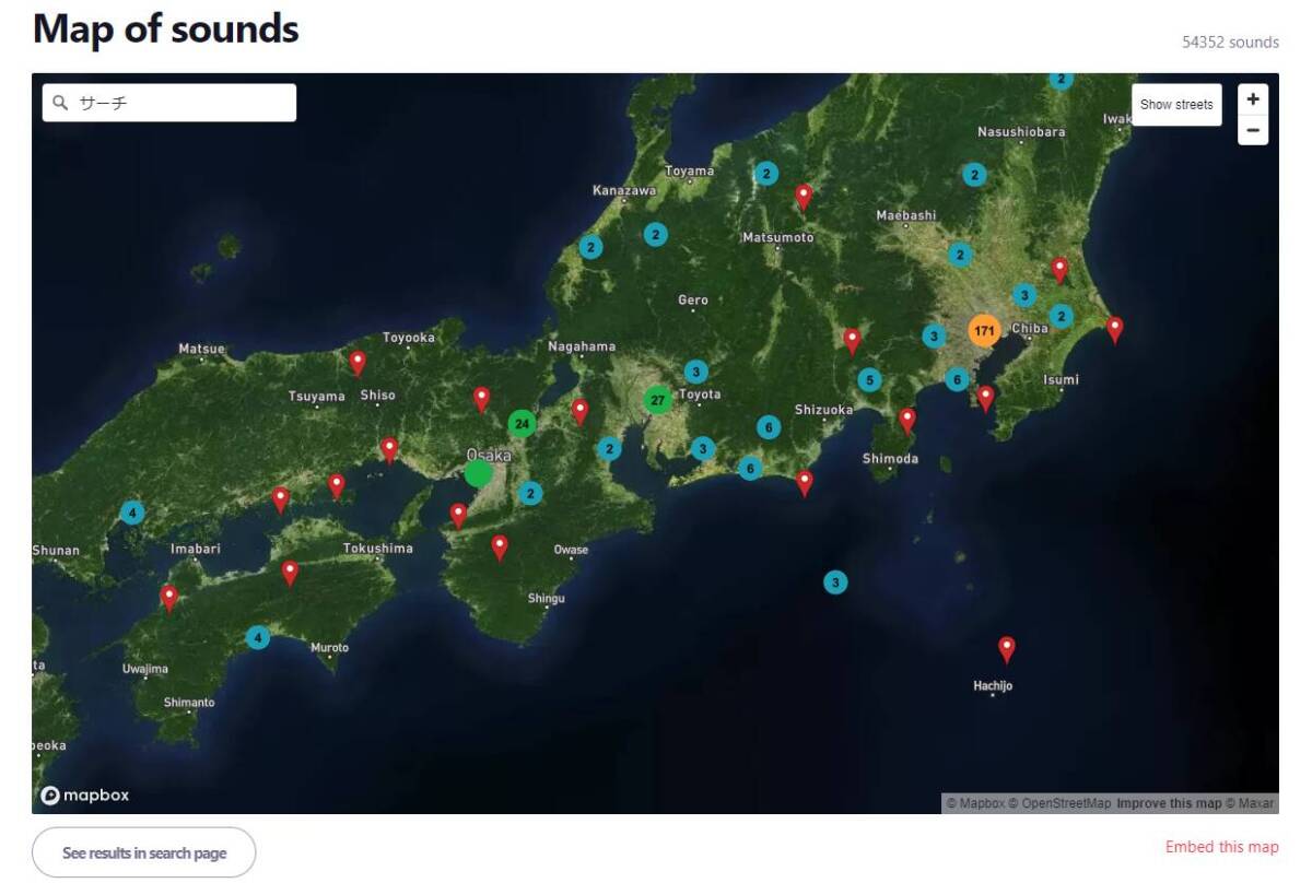 世界中の5万ものサウンド視聴できる音源フリーなマップ 『Freesound』