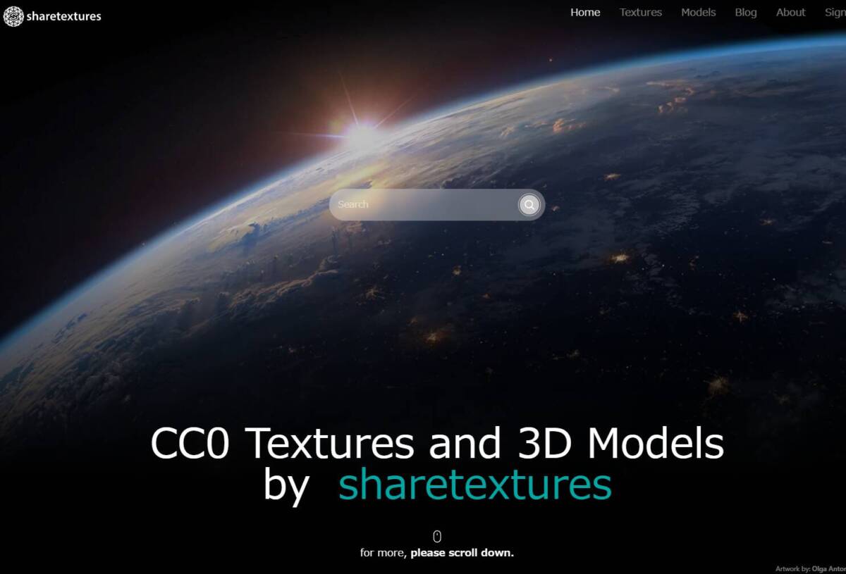 CC0でロイヤルフリーな3Dモデルのテクスチャを無料でダウンロードできるWebサービス 『ShareTextures』