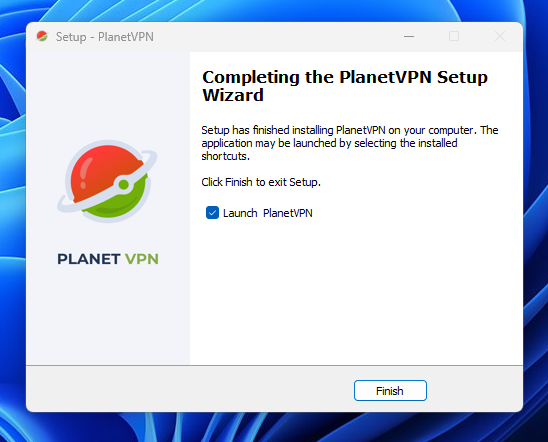 無料でインストール後すぐ使える5か国に接続できるVPNソフト 『Planet VPN』